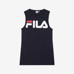 Fila Linear Fit less - Naisten Poolopaita - Laivastonsininen | FI-64393